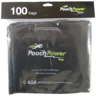 Pooch Power Shovel Vacuum Waste Removal Refill bags - 100 bags