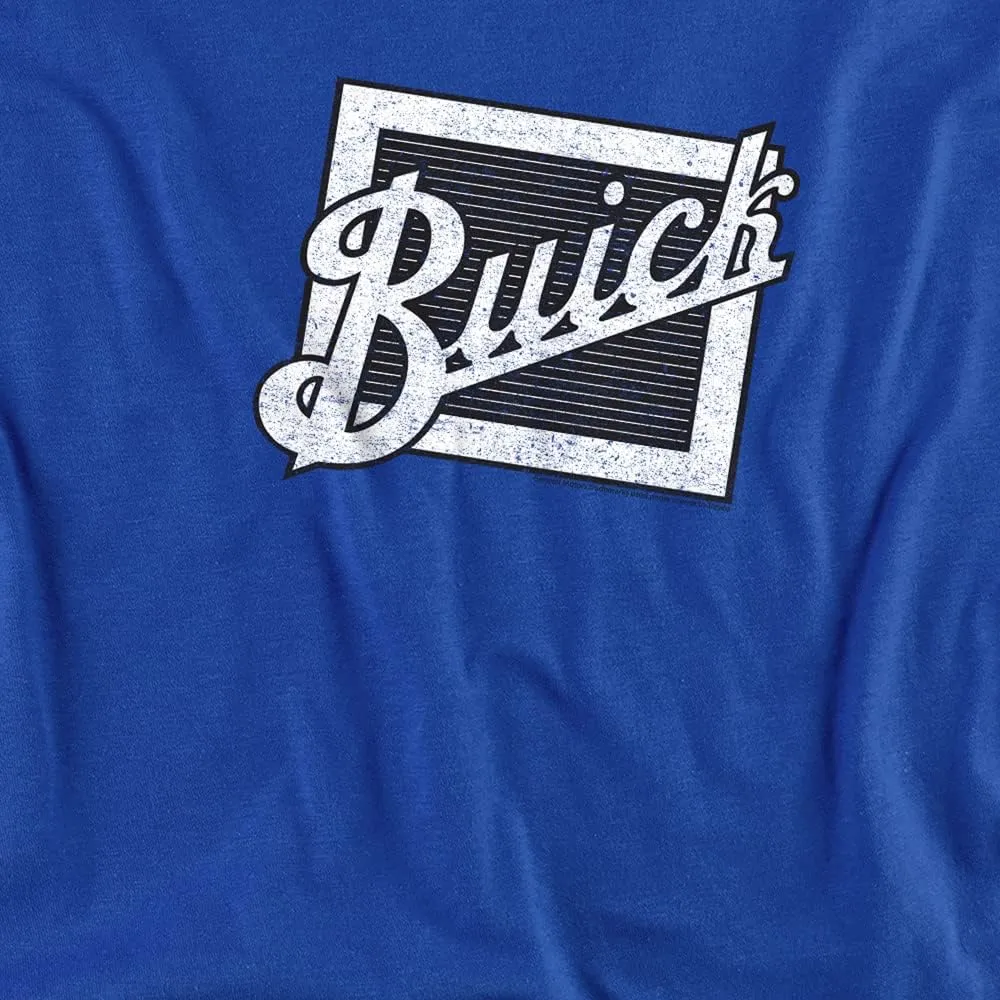 Popfunk Classic Buick Distressed Emblem Unisex Adult T Shirt