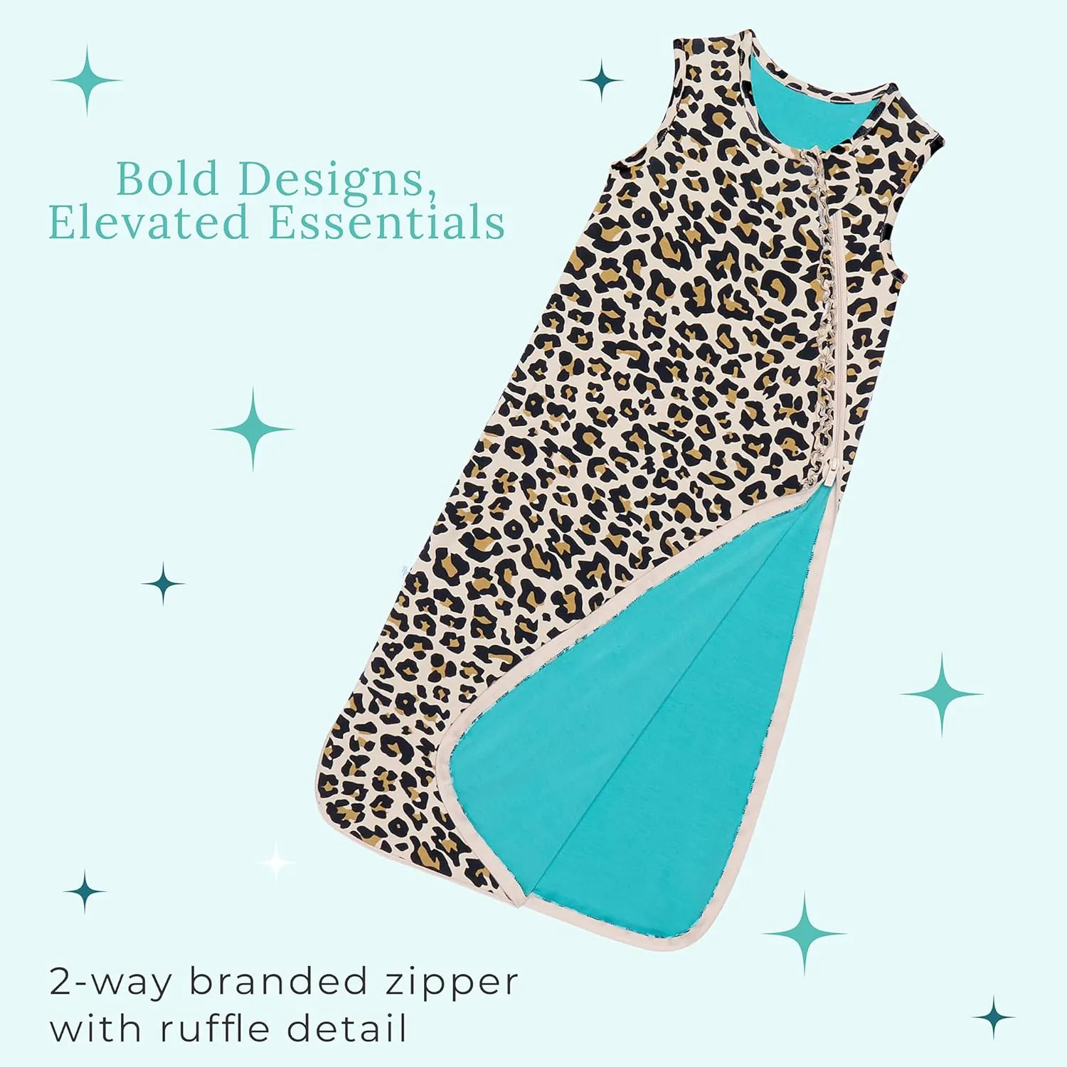 Posh Peanut Baby Sleep Sacks - Sleeveless Swaddle Sacks & Sleeping Bags - Extra Long 2 Way Zipper - 1 TOG