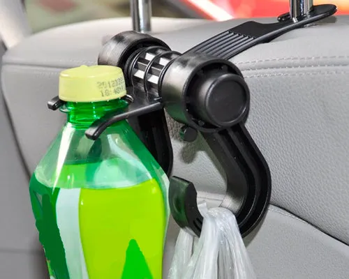 Practical Convenient Car Vehicle Car Seat Headrest Bag Hook - Black