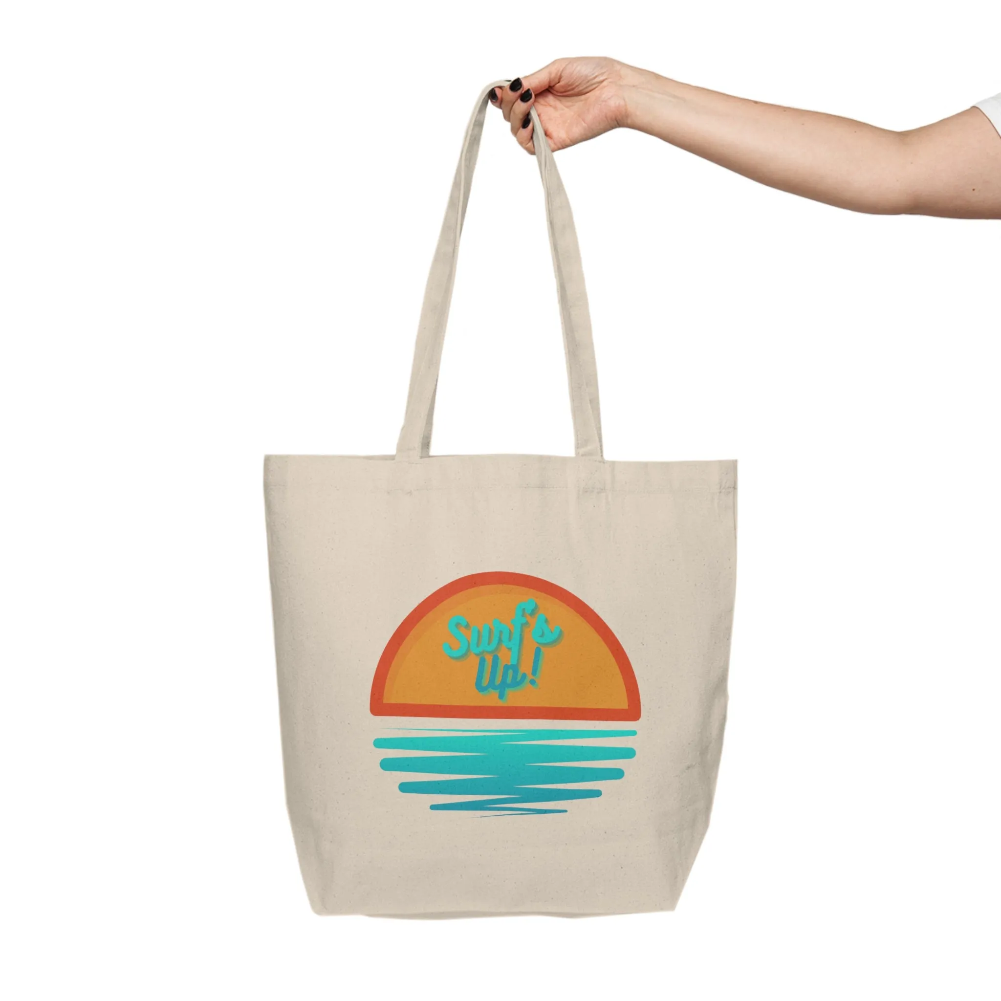 "Surf's Up" Canvas Tote
