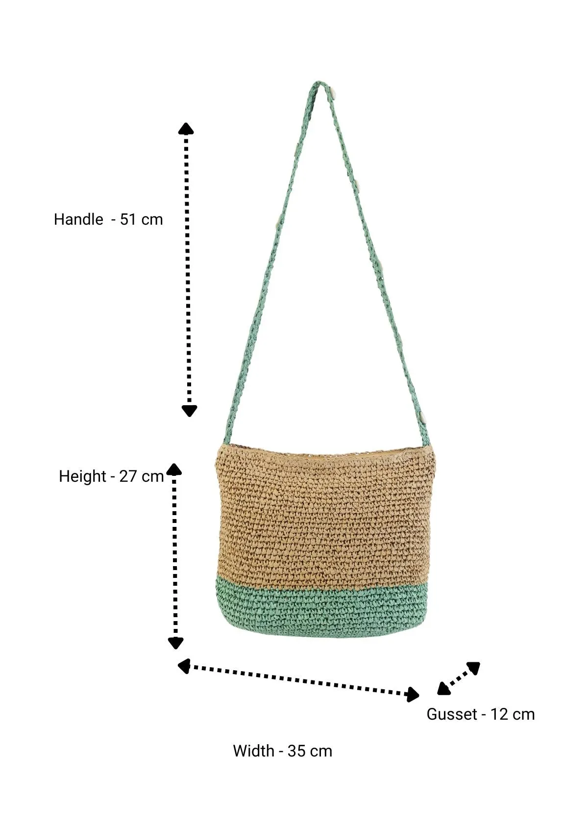 Raffia Sling Bag