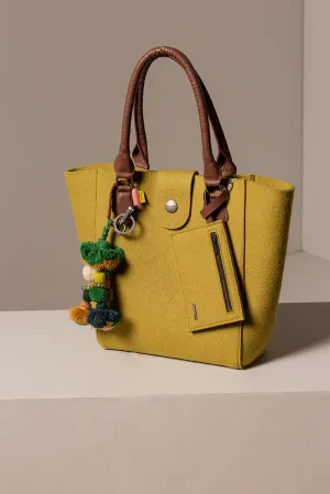 Randy Handbag Alpaca & Wool Color Verde