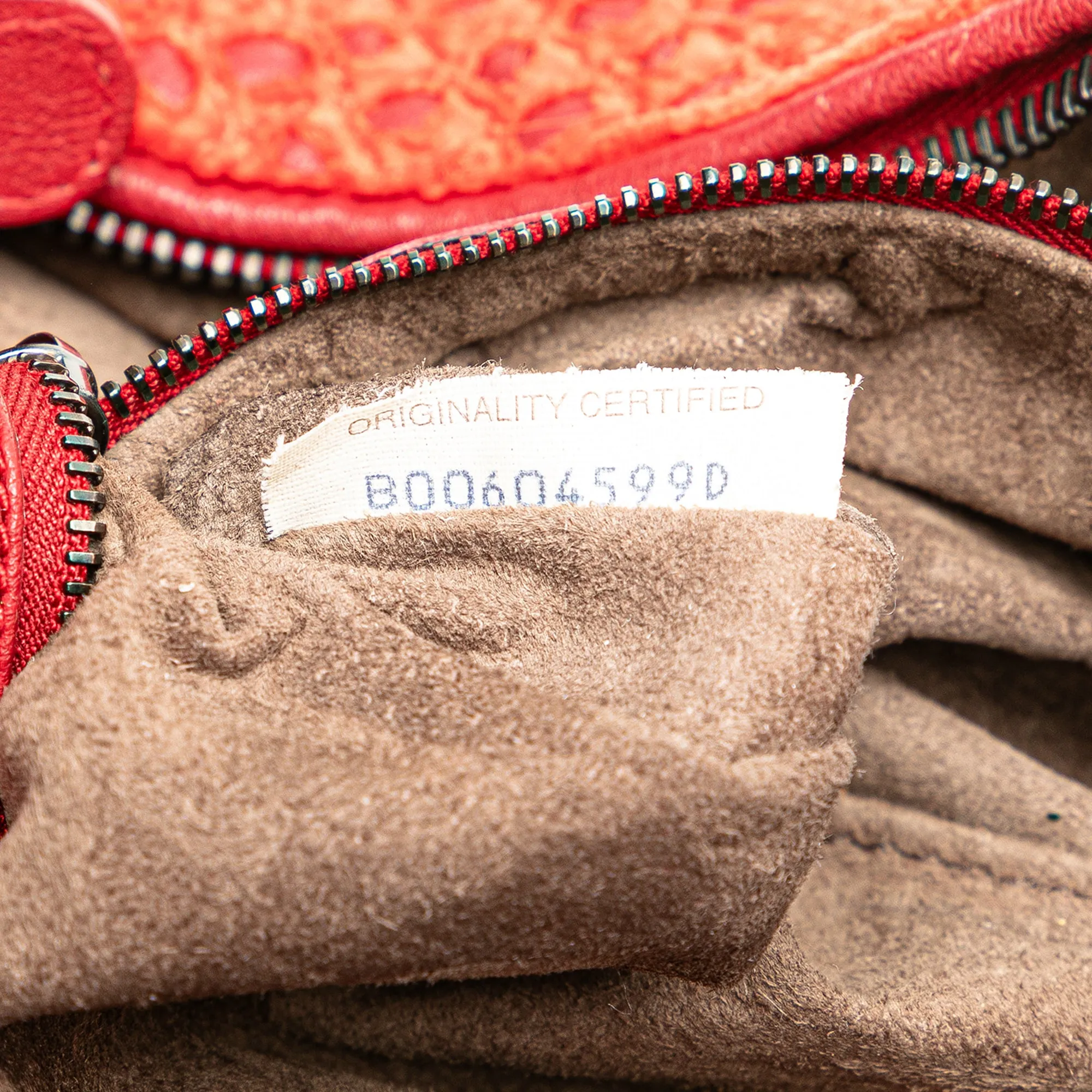 Red Bottega Veneta Small Quilted Nappa and Distressed Silk Veneta Hobo