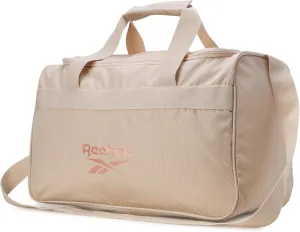 Reebok Duffle Bag – Gym Bag for Women & Men, Carry On and Overnight Duffle for Travel & Fitness, Size Small, Warrior II Light Brown