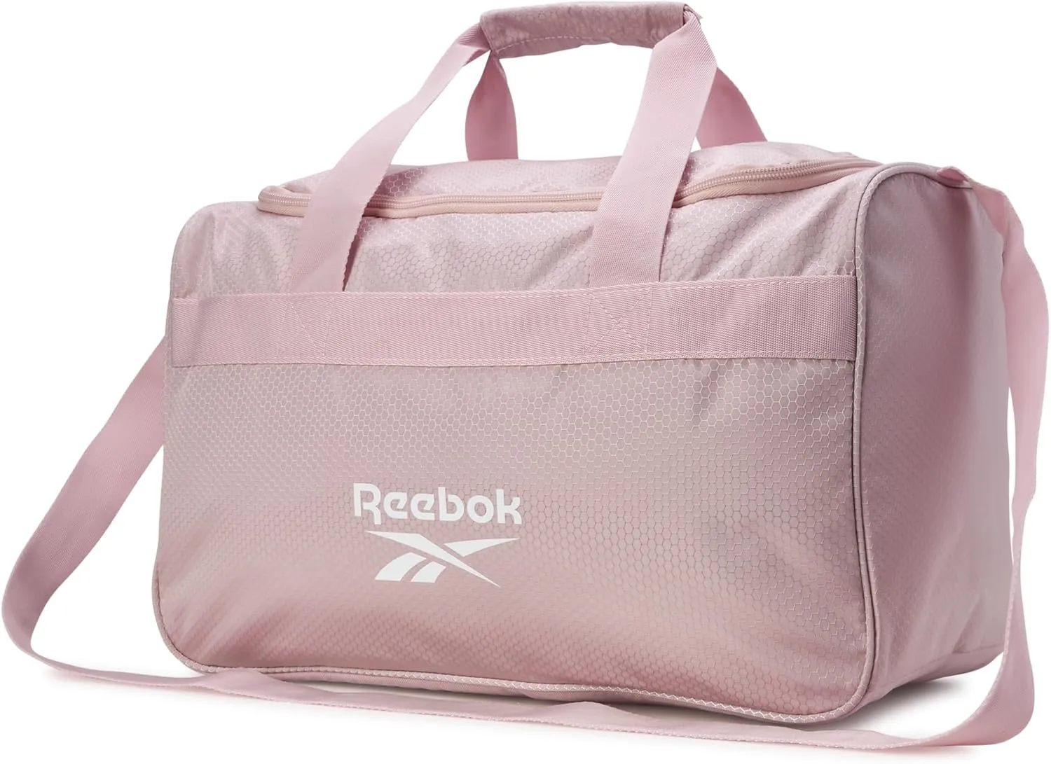 Reebok Duffle Bag – Gym Bag for Women & Men, Carry On and Overnight Duffle for Travel & Fitness, Size Small, Warrior II Lilac
