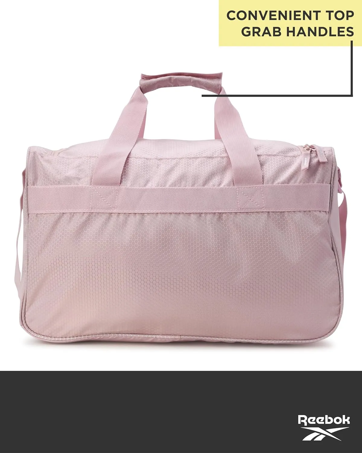 Reebok Duffle Bag – Gym Bag for Women & Men, Carry On and Overnight Duffle for Travel & Fitness, Size Small, Warrior II Lilac