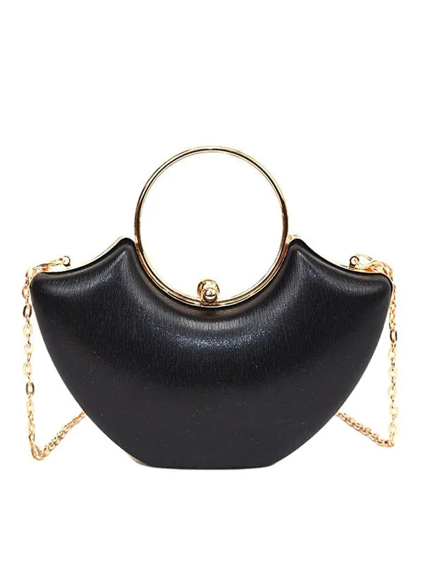 Retro Clip Light Luxury Personality Fashion Crossbody Bag