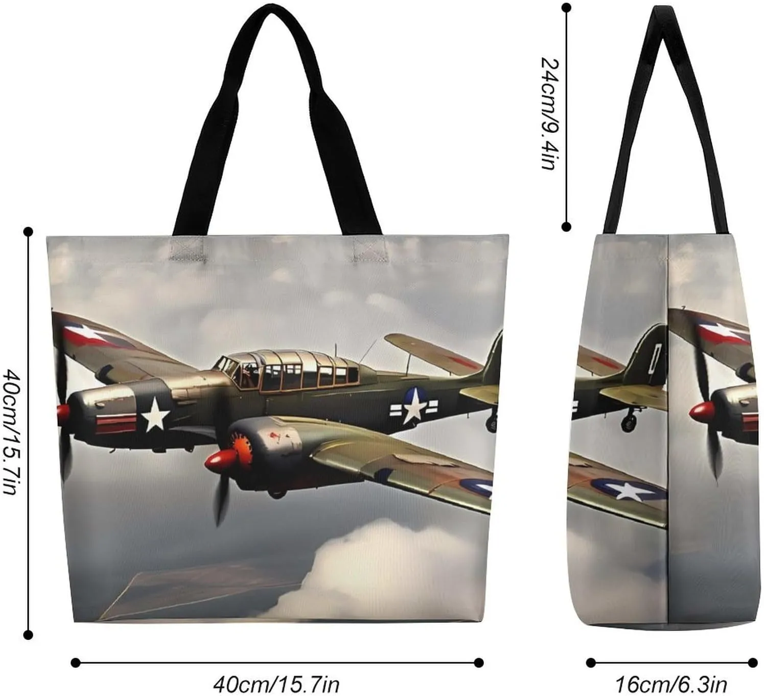 Reusable Shopping Bags World Map Pattern Grocery Bag Foldable Washable Tote Bag