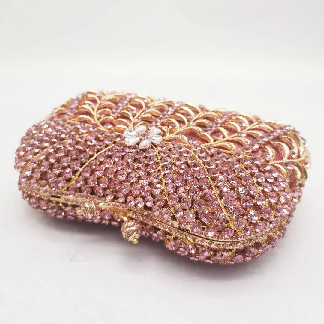 Rhinestone Clutch Bag by Alyssa