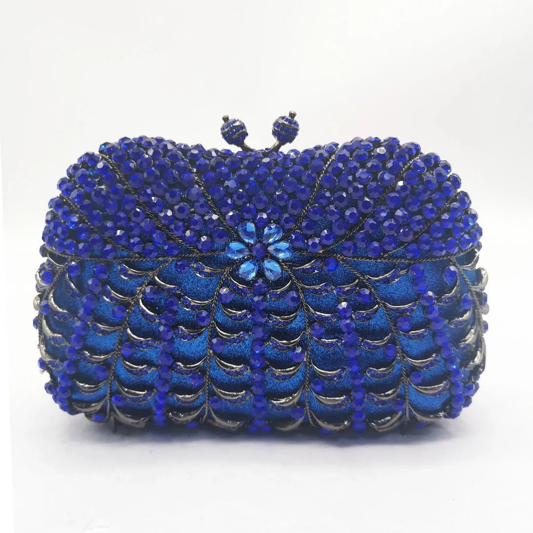 Rhinestone Clutch Bag by Alyssa