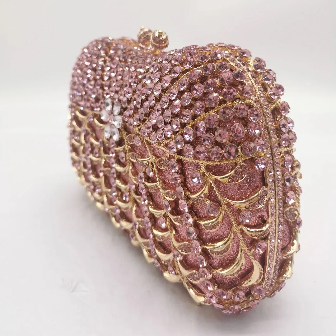 Rhinestone Clutch Bag by Alyssa