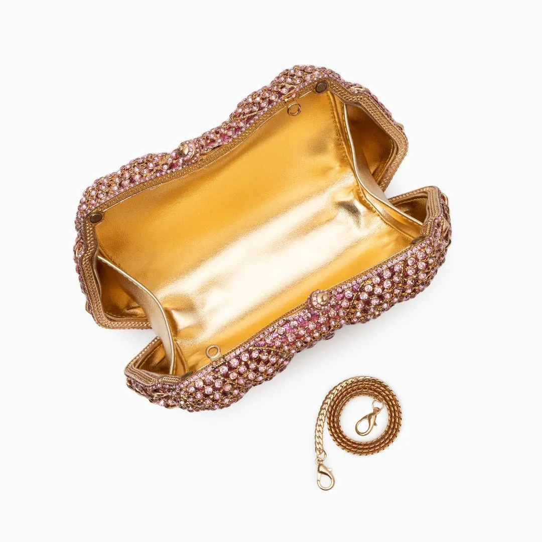 Rhinestone Clutch Bag by Alyssa