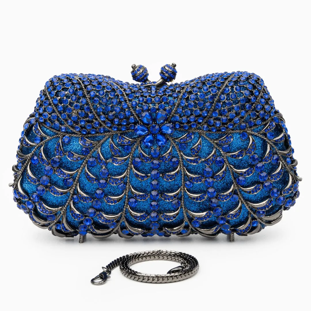 Rhinestone Clutch Bag by Alyssa