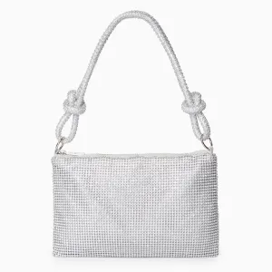 Rhinestone Embellished Shoulder Bag by Shelley