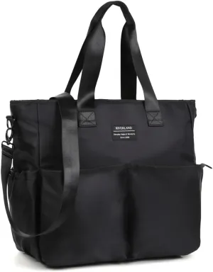 Riverland Diaper Bag Baby bag Newly Redesigned Stylish Tote Cross body Travel tote Mom Dad unisex Men women Large capacity