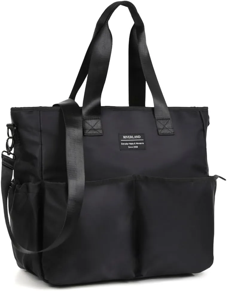 Riverland Diaper Bag Baby bag Newly Redesigned Stylish Tote Cross body Travel tote Mom Dad unisex Men women Large capacity
