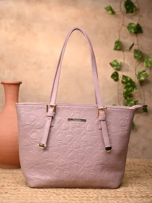Rocia By Regal Nude Women Textured Tote Bag