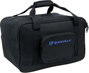 Rockville TB8 v2 Padded Speaker Bag for 8" DJ PA Speakers, Stand Holder, Thick Foam Padding, Water-Resistant, Dual YKK Zippers, Perfect for DJs and Musicians