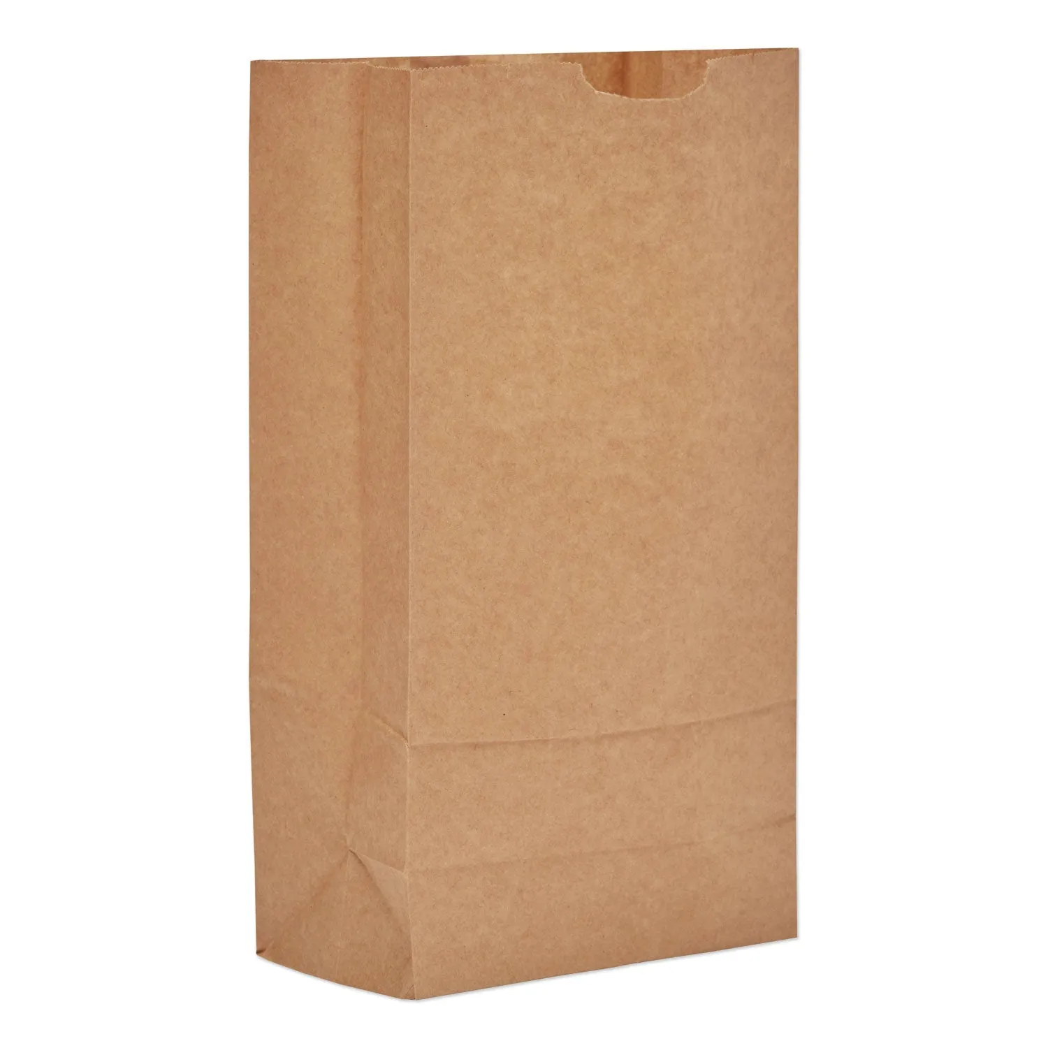 Ross & Wallace Paper Products Grocery Paper Bags, #10 Size, 7" x 4.38" x 13.75", Natural, 2,000/Bundle