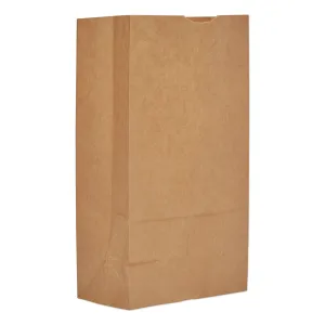 Ross & Wallace Paper Products Grocery Paper Bags, #12 Size, Extra-Heavy-Duty, 7" x 4.38" x 13.75", Natural, 500/Bundle