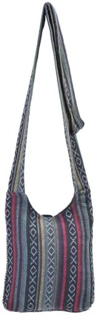 ROYAL The Collection Small Hippie Phone Purse Crossbody, Boho Travel Bag