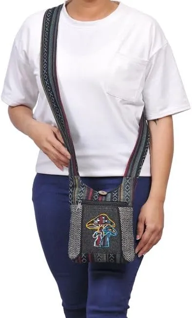 ROYAL The Collection Small Hippie Phone Purse Crossbody, Boho Travel Bag