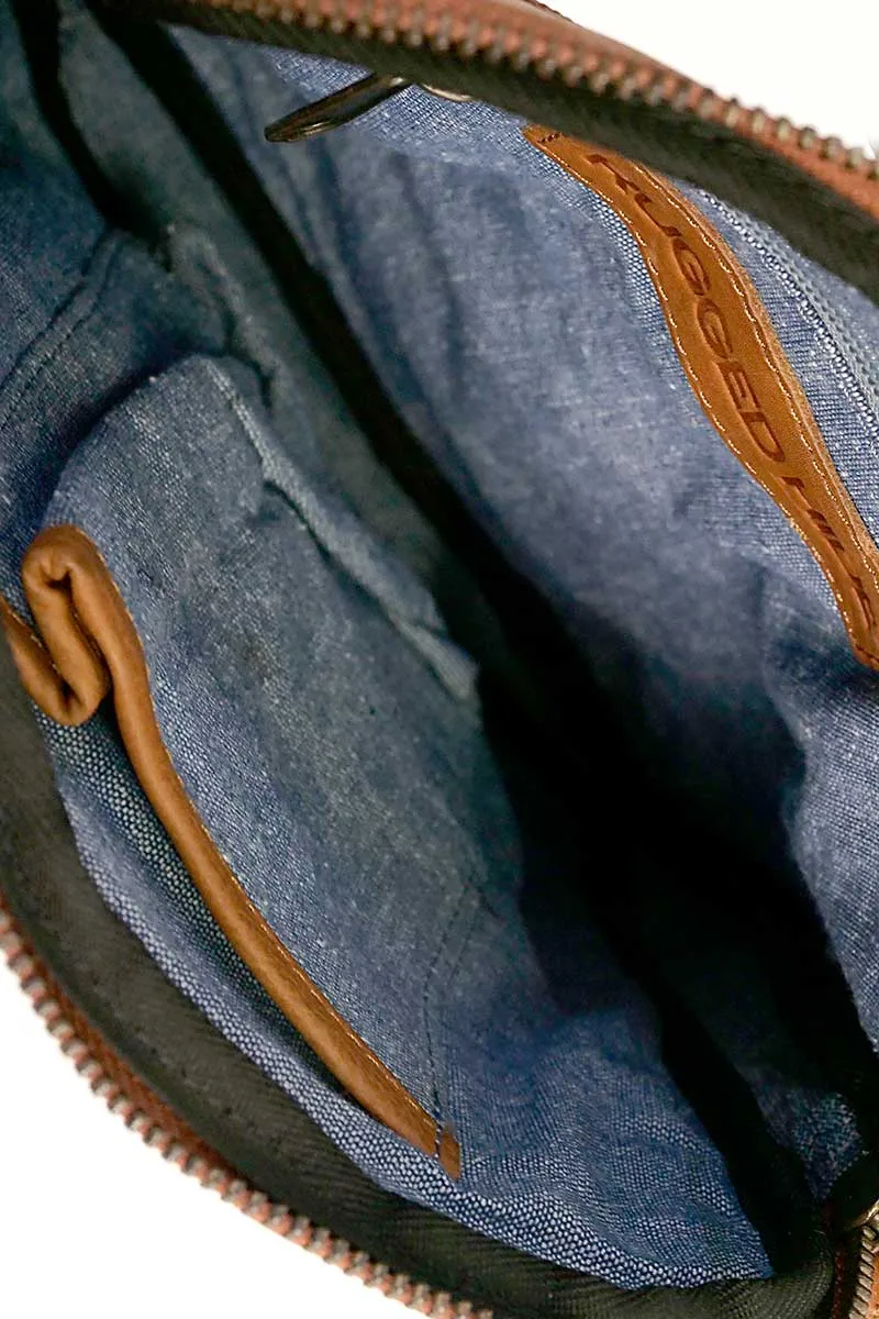 Rugged Hide Helen Cross Body Bag in Tan