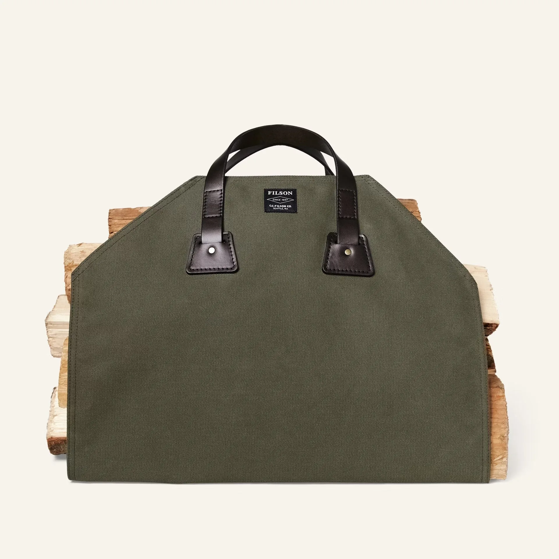 Rugged Twill Log Carrier