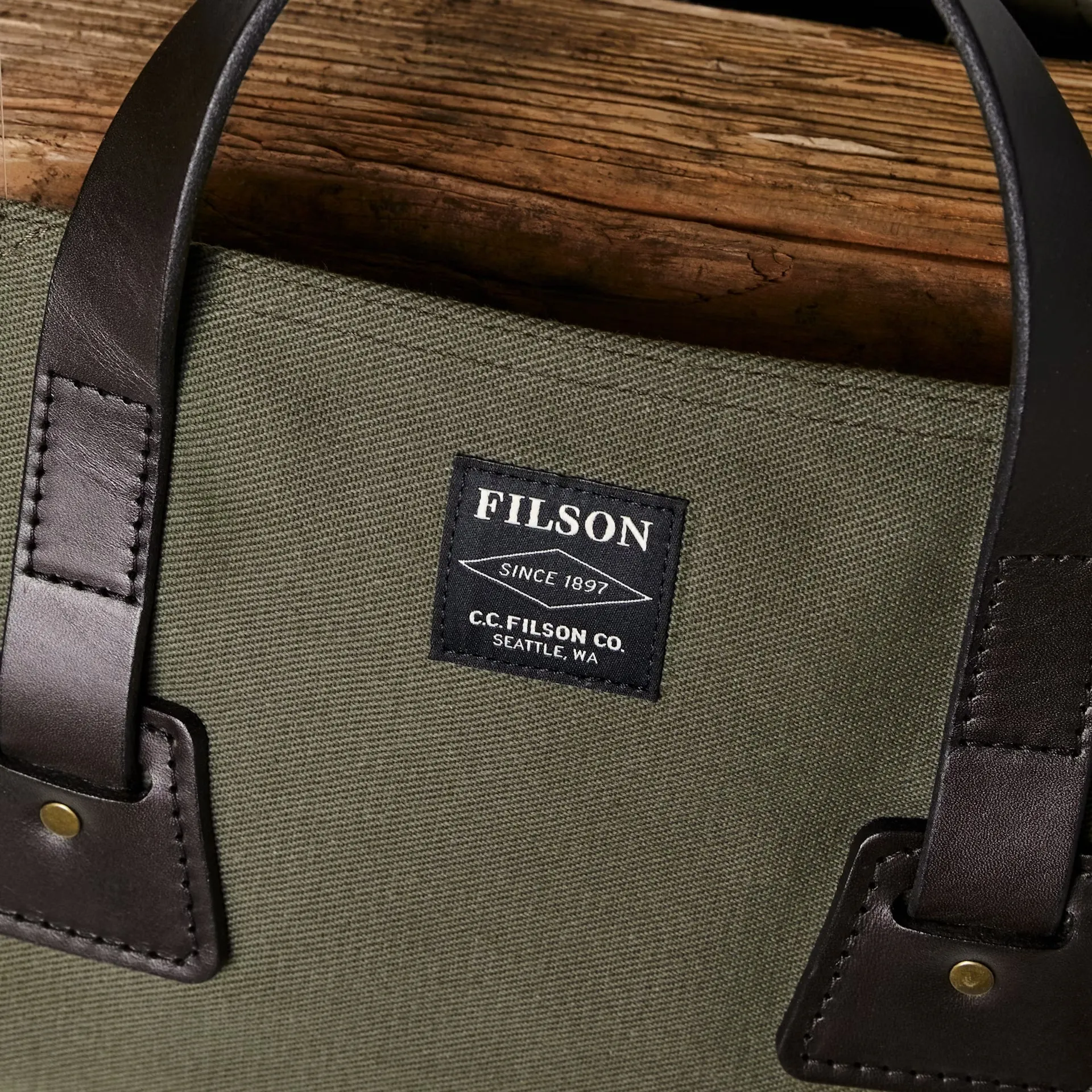 Rugged Twill Log Carrier