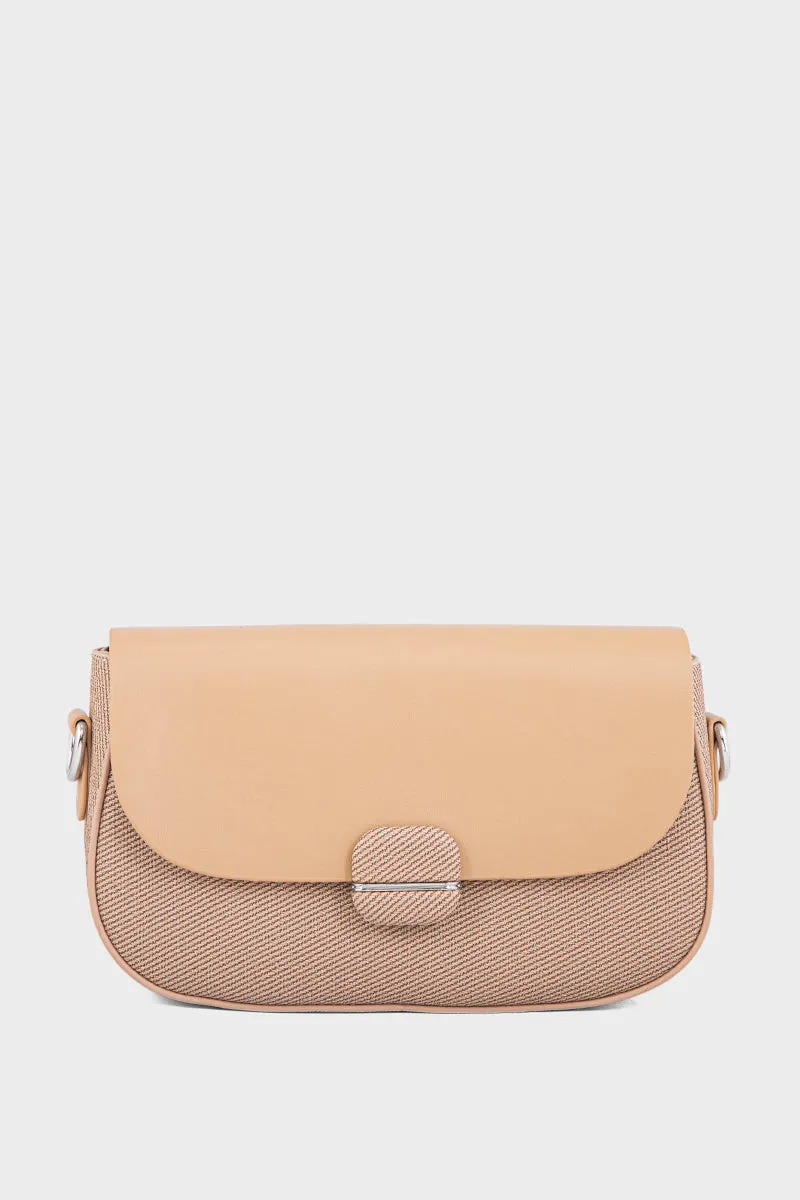 Saddle Shoulder Bags BS2132-Beige