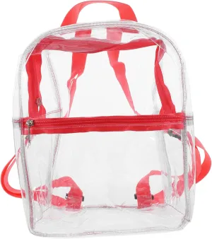 SAFIGLE Small Backpack for Women Backpack Stadium Bag Bright Straps Classic Perspective to Clean and Carry