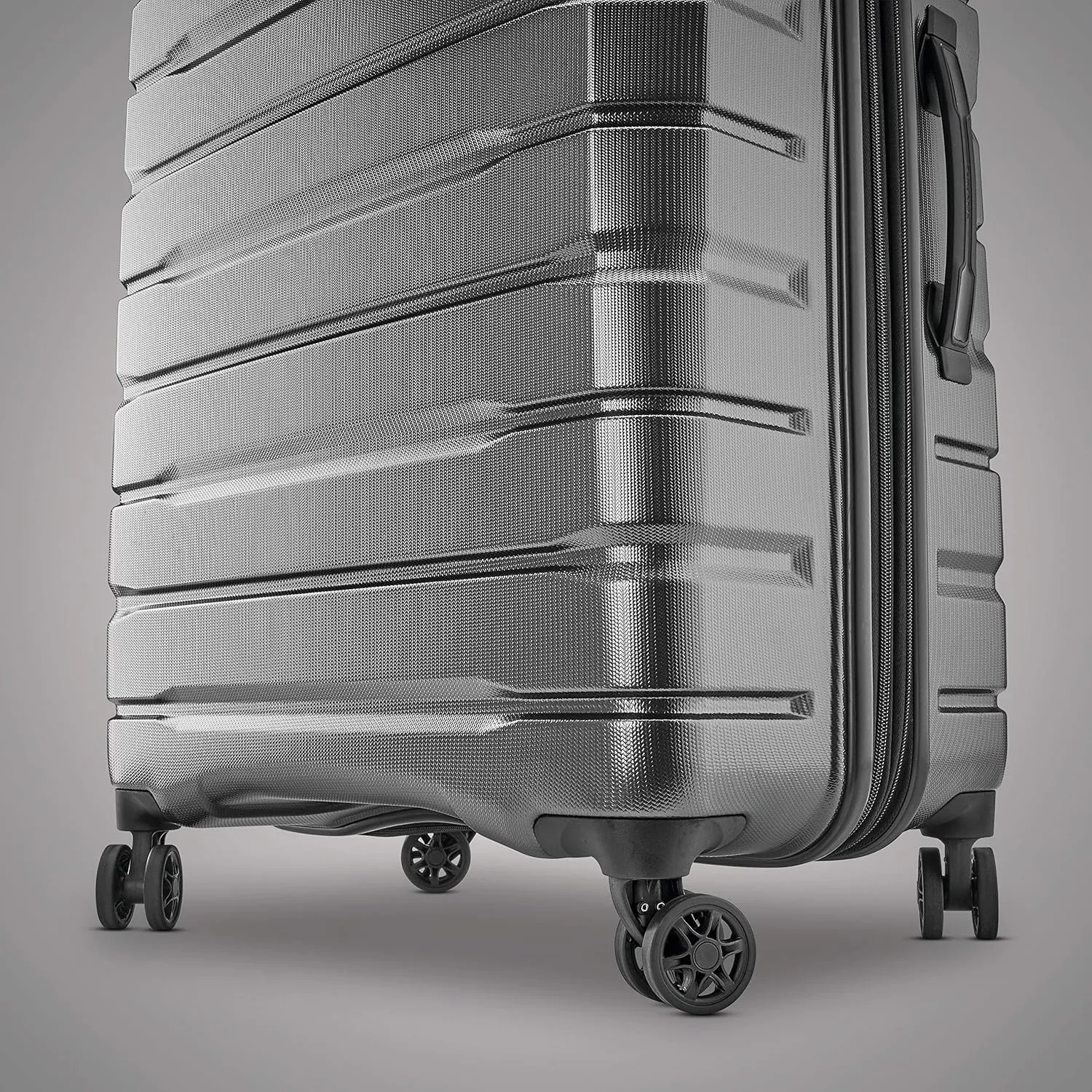 Samsonite Tech 2.0 Hardside Expandable Luggage with Spinner Wheels, Dark Grey, 2-Piece Set (21/27)