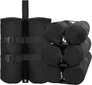 Sand Weight Bags(140lbs) for Pop up Tent,1680D Heavy Duty Weights Sand Bags for Outdoor,Set of 4