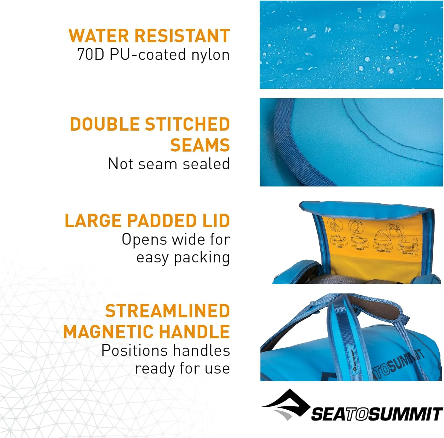 Sea to Summit Expedition Duffle Bag with Backpack Straps