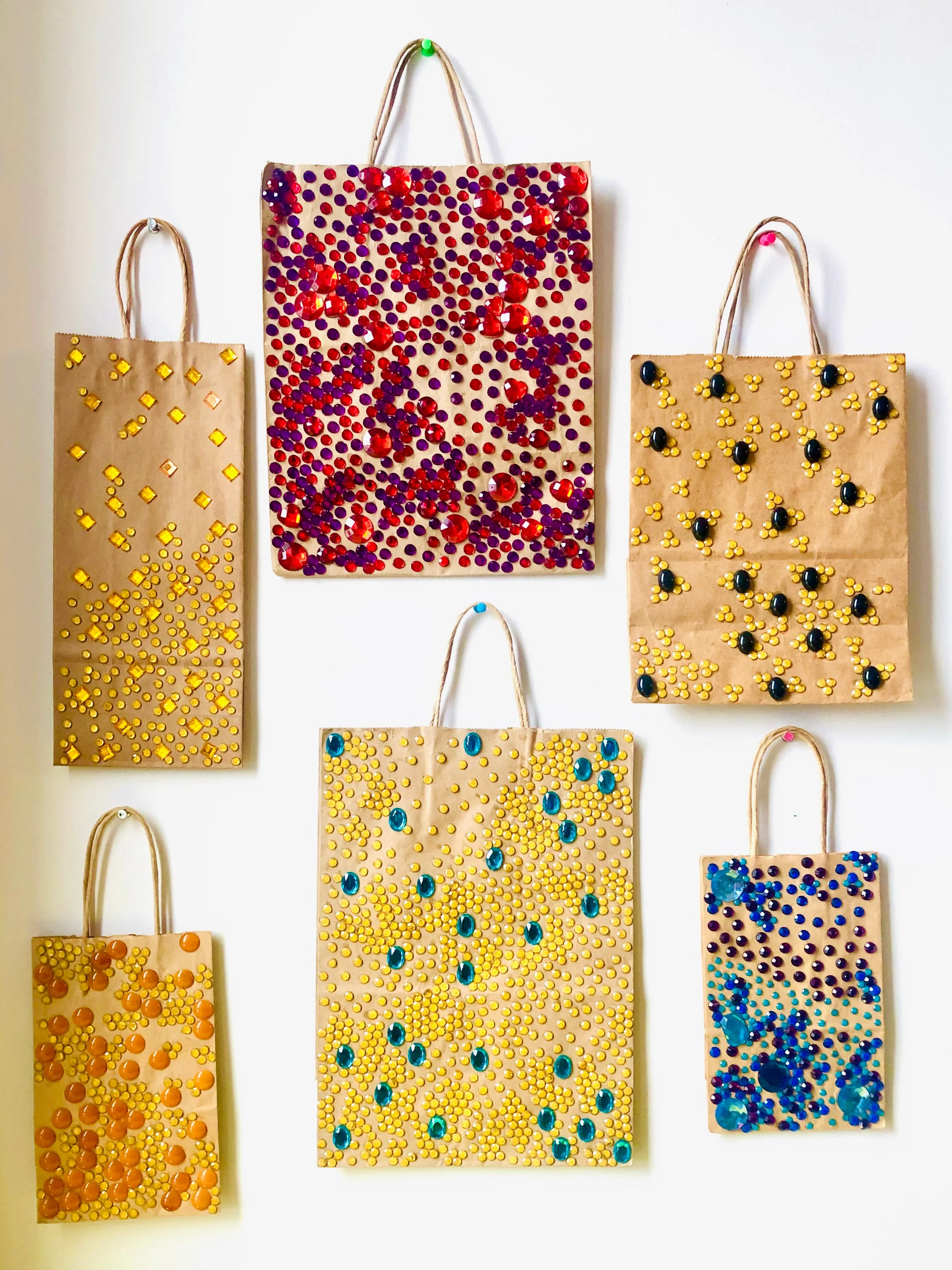 SFP- Upcycled Embellished Gift Bags
