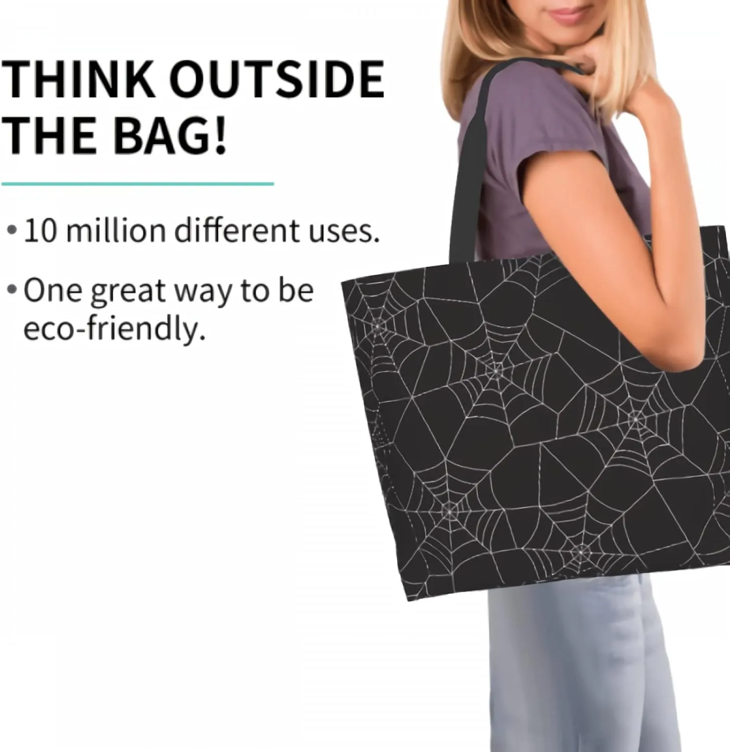Shoulder Bag Large Reusable Eco-friendly Shopping Bags Portable Storage Handbag