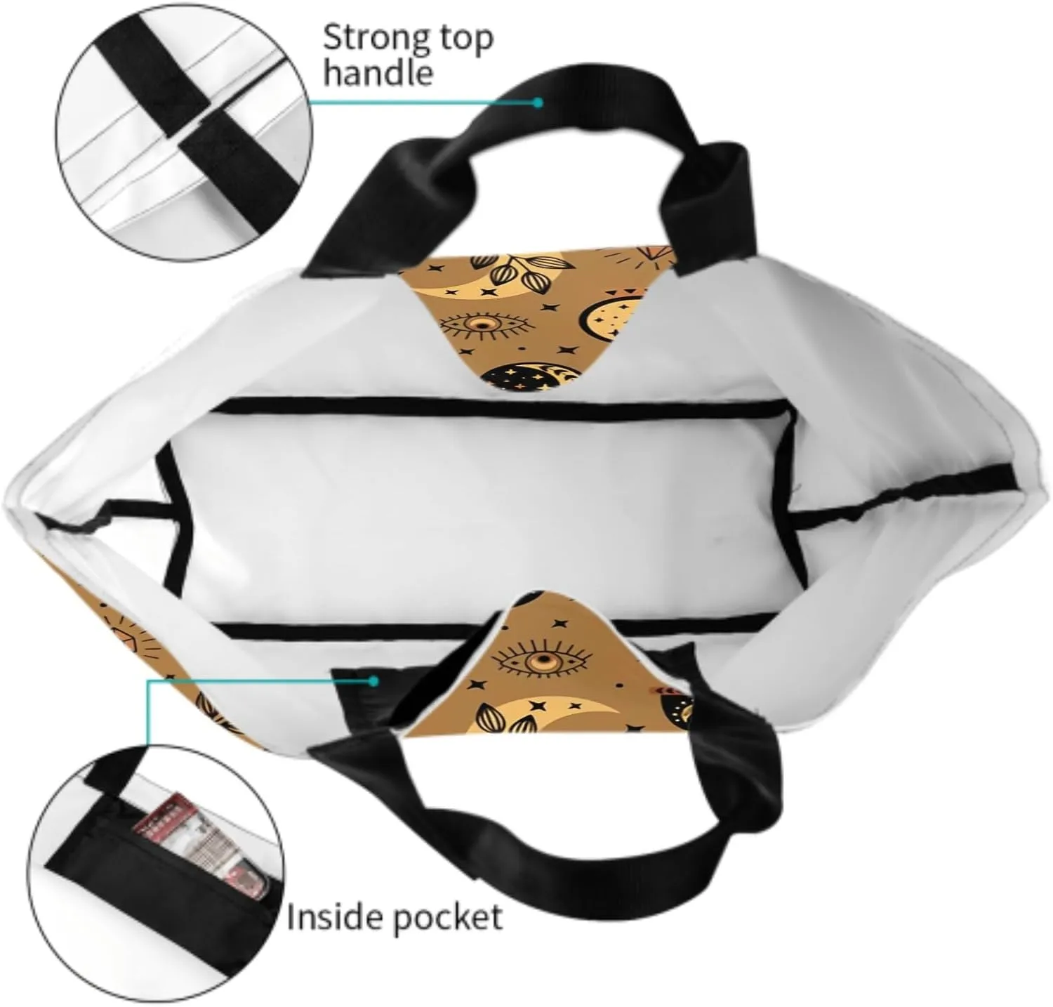 Shoulder Bag Large Reusable Eco-friendly Shopping Bags Portable Storage Handbag