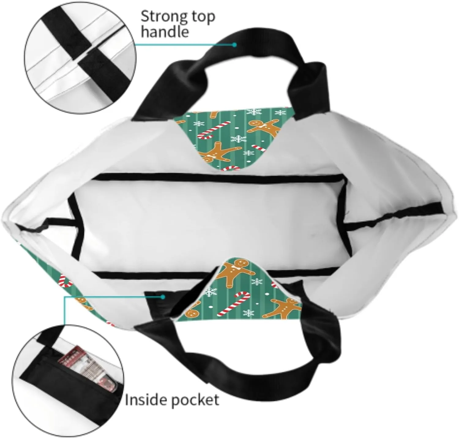 Shoulder Bag Large Reusable Eco-friendly Shopping Bags Portable Storage Handbag