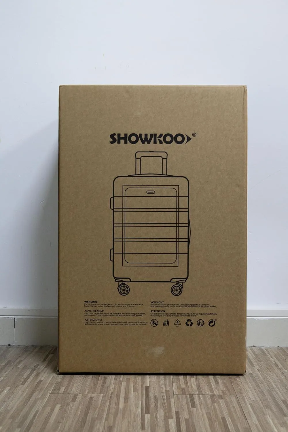 SHOWKOO Travel, Red, 20in24in28in