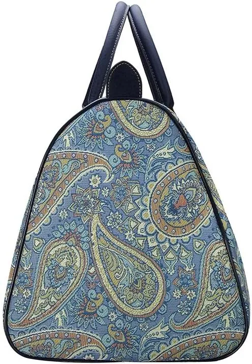 Signare Tapestry Large Travel Duffle Bag Ladies Overnight Weekender Carryon Gym Sports Duffel bags for Women