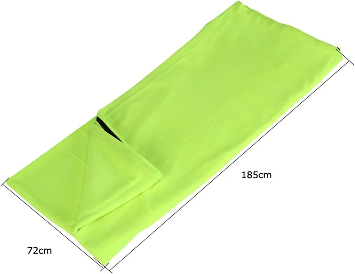 Sleeping Bags Outdoor Microfiber Fleece Envelope Portable Camping Sheet Ultralight Summer Sleeping Bag Sack Travel Liner