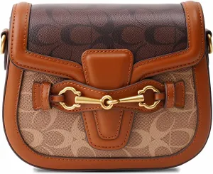 Small Crossbody Bags for Women - Artificial Leather Purse Handbag - Fashion Design - Golden Buckle