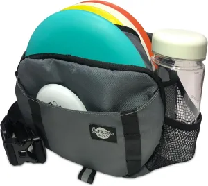Small Disc Golf Bag - Comfortable and Convenient for Playing a Quick Nine, Easily Holds 4 Discs, Fits Your Phone and Wallet. Perfect Disc Golf Bag for Playing Light.