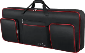 SNIGJAT 61 Key Keyboard Case Soft, Full Padded Piano Case with Handles and Adjustable Shoulder Straps, Waterproof Piano Keyboard Carrying Case with 3 Pockets for Accessories (Size: 39.5"x15.8"x4.8")