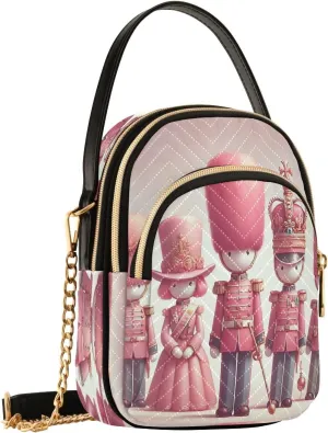 Soldier Rose Red Crossbody Bags for Women Shouler Handbags Travel Sling Bag Fanny Pack Phone Purse with Strap