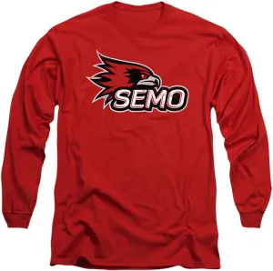 Southeast Missouri State University Official Distressed Primary Logo Unisex Adult Long-Sleeve T Shirt