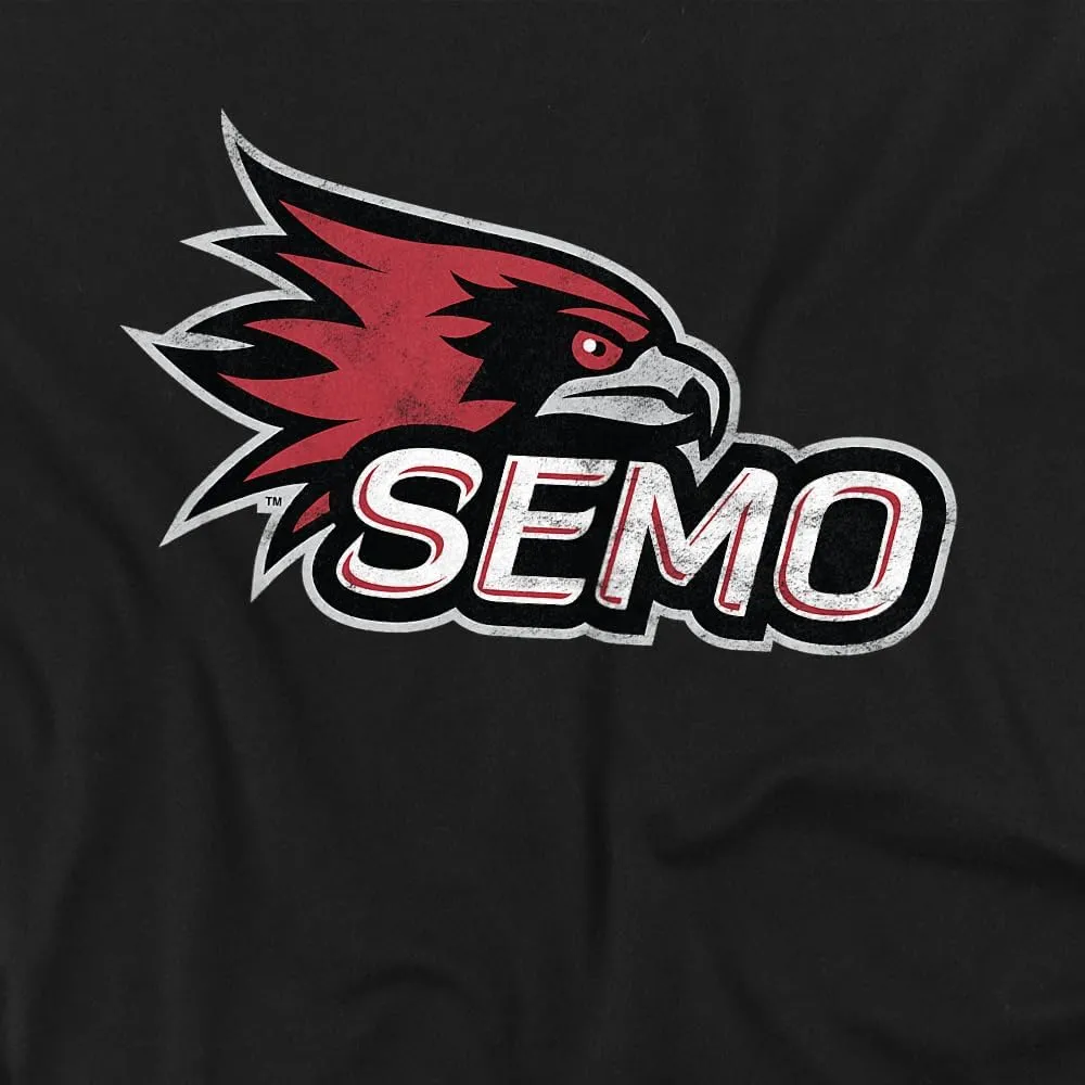 Southeast Missouri State University Official Distressed Primary Logo Unisex Adult T Shirt
