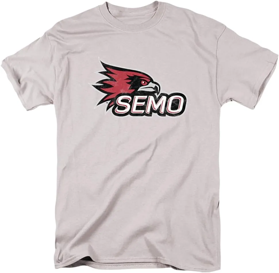 Southeast Missouri State University Official Distressed Primary Logo Unisex Adult T Shirt