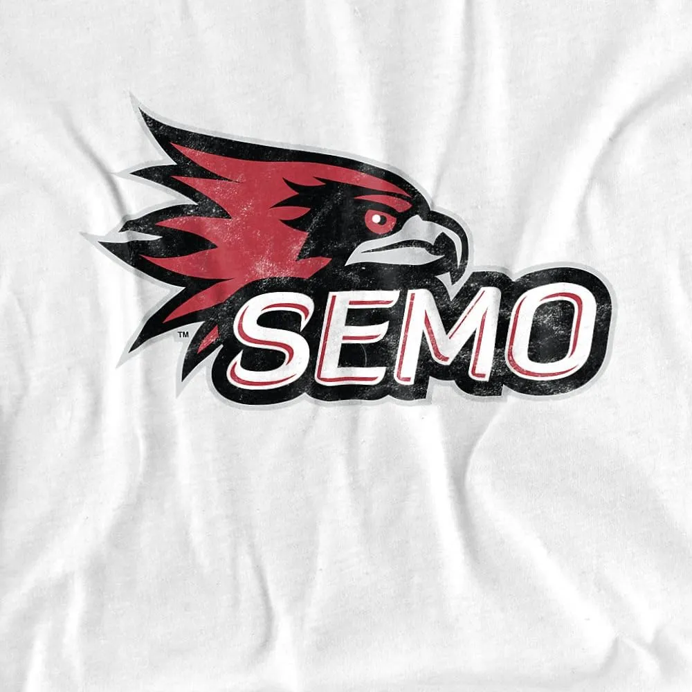 Southeast Missouri State University Official Distressed Primary Logo Unisex Adult T Shirt